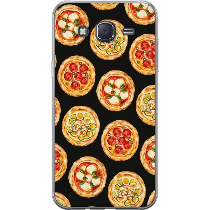 Mobilskal till Samsung Galaxy J5 med Pizza motiv i gruppen SMARTPHONE & SURFPLATTOR / Mobilskydd / Samsung hos TP E-commerce Nordic AB (A60456)