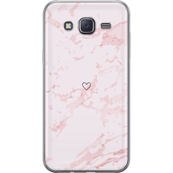 Mobilskal till Samsung Galaxy J5 med Rosa Hjärta motiv i gruppen SMARTPHONE & SURFPLATTOR / Mobilskydd / Samsung hos TP E-commerce Nordic AB (A60466)