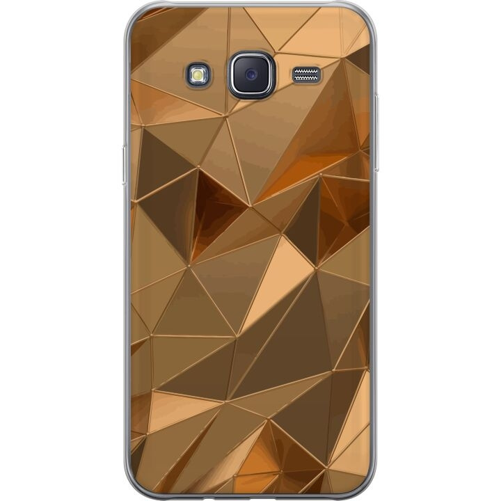 Mobilskal till Samsung Galaxy J5 med 3D Guld motiv i gruppen SMARTPHONE & SURFPLATTOR / Mobilskydd / Samsung hos TP E-commerce Nordic AB (A60467)