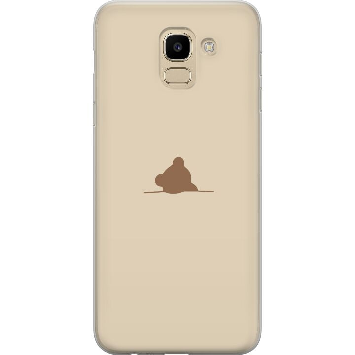Mobilskal till Samsung Galaxy J6 med Nalle motiv i gruppen SMARTPHONE & SURFPLATTOR / Mobilskydd / Samsung hos TP E-commerce Nordic AB (A60490)