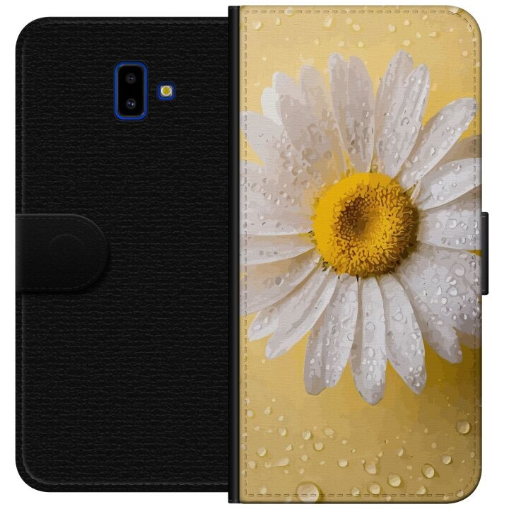 Plånboksfodral till Samsung Galaxy J6+ med Porslinsblomma motiv i gruppen SMARTPHONE & SURFPLATTOR / Mobilskydd / Samsung hos TP E-commerce Nordic AB (A60497)