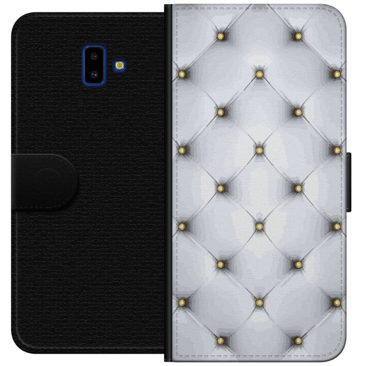 Plånboksfodral till Samsung Galaxy J6+ med Lyxigt motiv i gruppen SMARTPHONE & SURFPLATTOR / Mobilskydd / Samsung hos TP E-commerce Nordic AB (A60511)