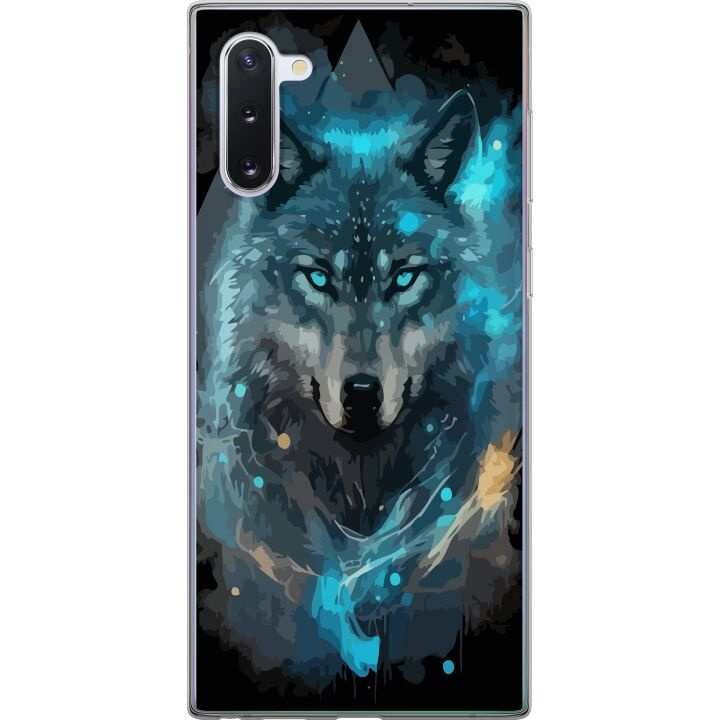 Mobilskal till Samsung Galaxy Note10 med Varg motiv i gruppen SMARTPHONE & SURFPLATTOR / Mobilskydd / Samsung hos TP E-commerce Nordic AB (A60529)