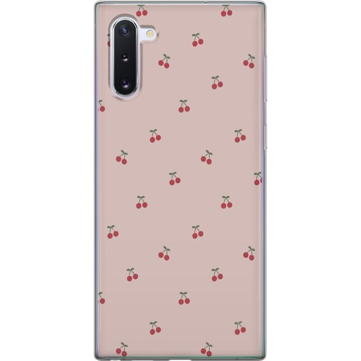 Mobilskal till Samsung Galaxy Note10 med Körsbär motiv i gruppen SMARTPHONE & SURFPLATTOR / Mobilskydd / Samsung hos TP E-commerce Nordic AB (A60531)