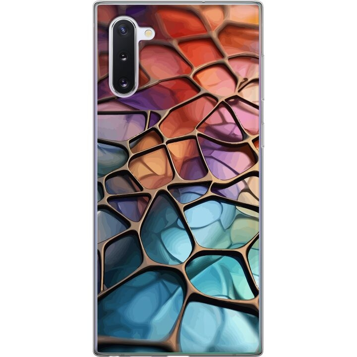 Mobilskal till Samsung Galaxy Note10 med Metalliskt mönster motiv i gruppen SMARTPHONE & SURFPLATTOR / Mobilskydd / Samsung hos TP E-commerce Nordic AB (A60534)