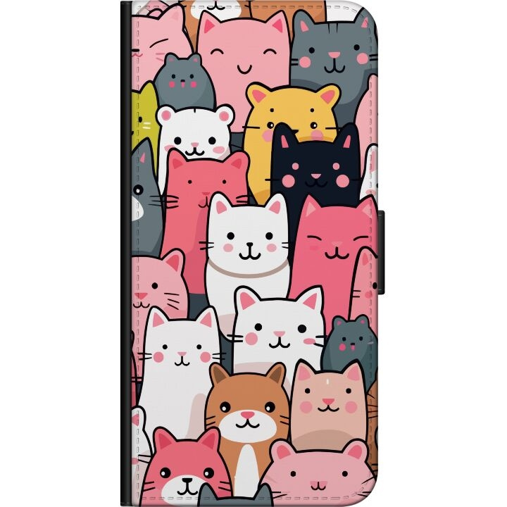 Plånboksfodral till Samsung Galaxy Note10 Lite med Kattmönster motiv i gruppen SMARTPHONE & SURFPLATTOR / Mobilskydd / Samsung hos TP E-commerce Nordic AB (A60559)