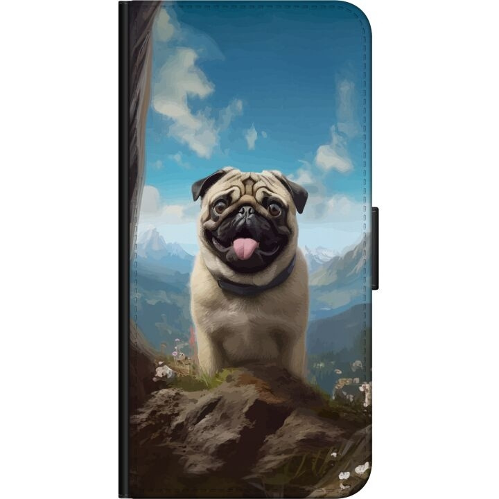 Plånboksfodral till Samsung Galaxy Note10 Lite med Glad Hund motiv i gruppen SMARTPHONE & SURFPLATTOR / Mobilskydd / Samsung hos TP E-commerce Nordic AB (A60569)