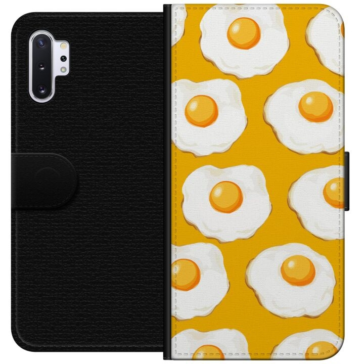 Plånboksfodral till Samsung Galaxy Note10+ med Stekt ägg motiv i gruppen SMARTPHONE & SURFPLATTOR / Mobilskydd / Samsung hos TP E-commerce Nordic AB (A60580)