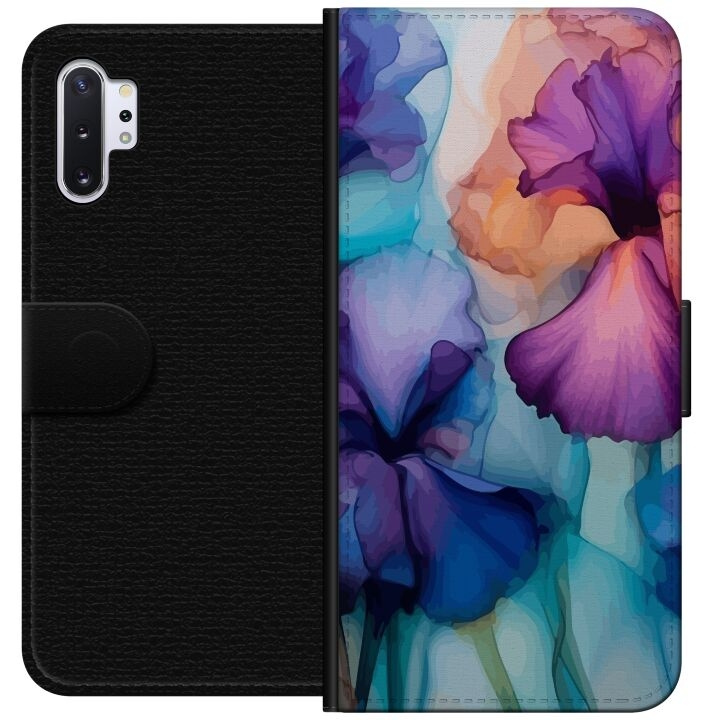 Plånboksfodral till Samsung Galaxy Note10+ med Magiska blommor motiv i gruppen SMARTPHONE & SURFPLATTOR / Mobilskydd / Samsung hos TP E-commerce Nordic AB (A60581)