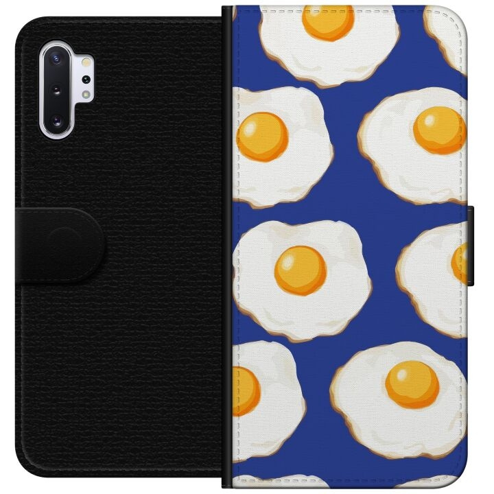 Plånboksfodral till Samsung Galaxy Note10+ med Stekta ägg motiv i gruppen SMARTPHONE & SURFPLATTOR / Mobilskydd / Samsung hos TP E-commerce Nordic AB (A60584)