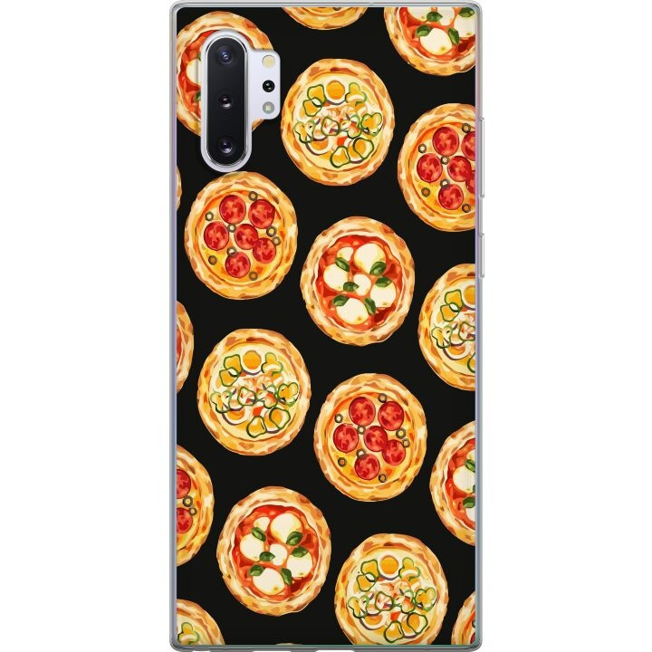 Mobilskal till Samsung Galaxy Note10+ med Pizza motiv i gruppen SMARTPHONE & SURFPLATTOR / Mobilskydd / Samsung hos TP E-commerce Nordic AB (A60618)