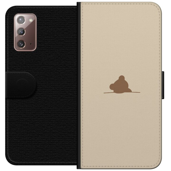 Plånboksfodral till Samsung Galaxy Note20 med Nalle motiv i gruppen SMARTPHONE & SURFPLATTOR / Mobilskydd / Samsung hos TP E-commerce Nordic AB (A60652)