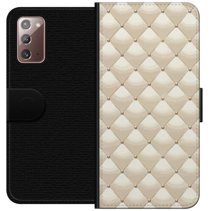 Plånboksfodral till Samsung Galaxy Note20 med Guldglans motiv i gruppen SMARTPHONE & SURFPLATTOR / Mobilskydd / Samsung hos TP E-commerce Nordic AB (A60658)