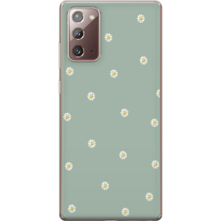 Mobilskal till Samsung Galaxy Note20 med Prästkragar motiv i gruppen SMARTPHONE & SURFPLATTOR / Mobilskydd / Samsung hos TP E-commerce Nordic AB (A60663)