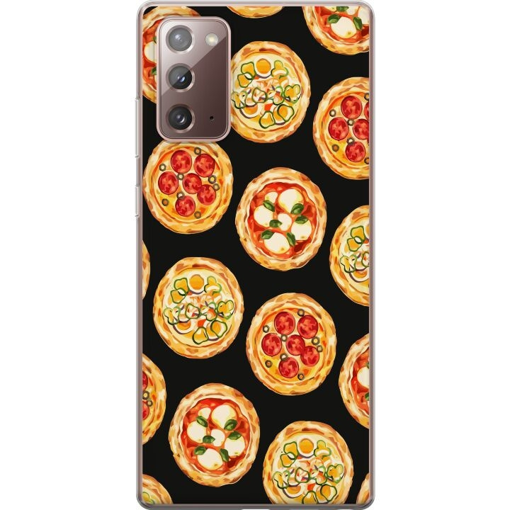 Mobilskal till Samsung Galaxy Note20 med Pizza motiv i gruppen SMARTPHONE & SURFPLATTOR / Mobilskydd / Samsung hos TP E-commerce Nordic AB (A60672)