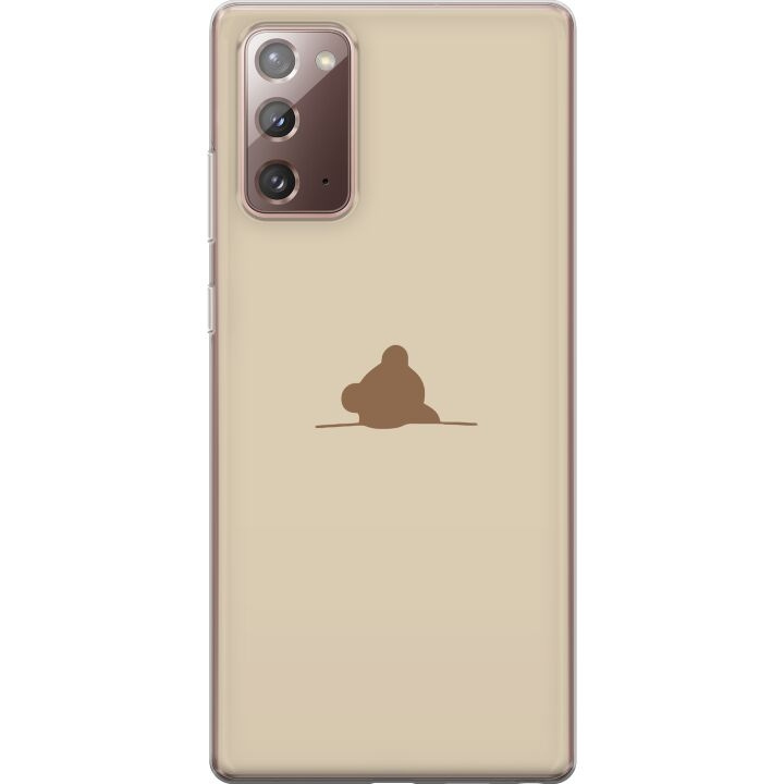 Mobilskal till Samsung Galaxy Note20 med Nalle motiv i gruppen SMARTPHONE & SURFPLATTOR / Mobilskydd / Samsung hos TP E-commerce Nordic AB (A60679)