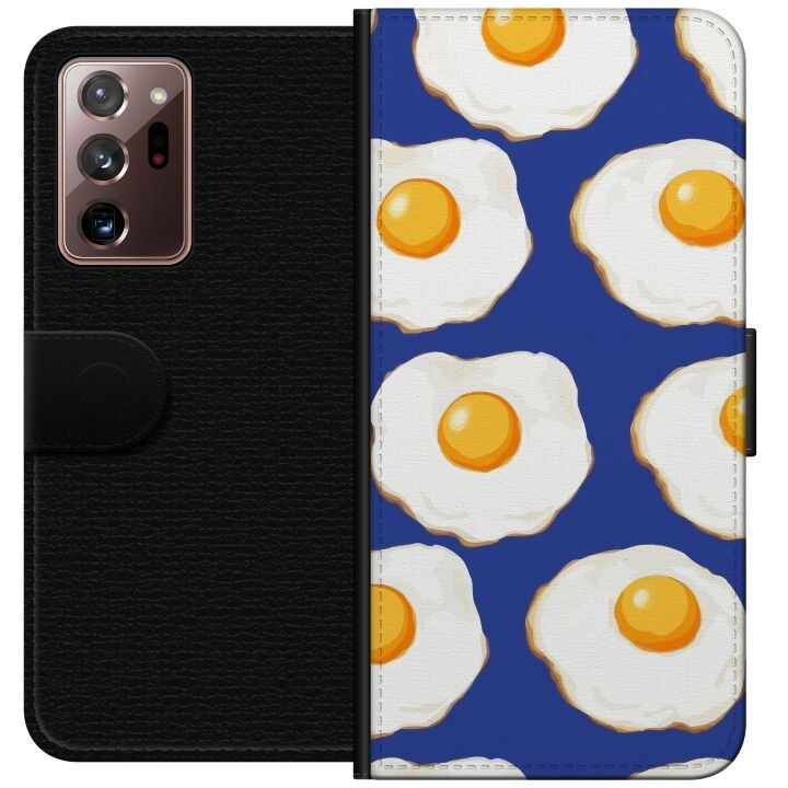 Plånboksfodral till Samsung Galaxy Note20 Ultra med Stekta ägg motiv i gruppen SMARTPHONE & SURFPLATTOR / Mobilskydd / Samsung hos TP E-commerce Nordic AB (A60692)