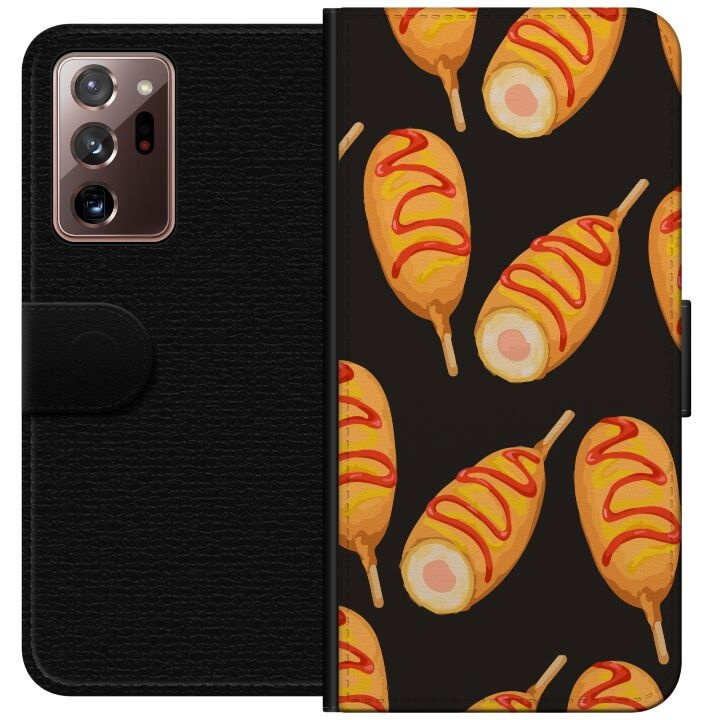 Plånboksfodral till Samsung Galaxy Note20 Ultra med Kycklingklubba motiv i gruppen SMARTPHONE & SURFPLATTOR / Mobilskydd / Samsung hos TP E-commerce Nordic AB (A60695)