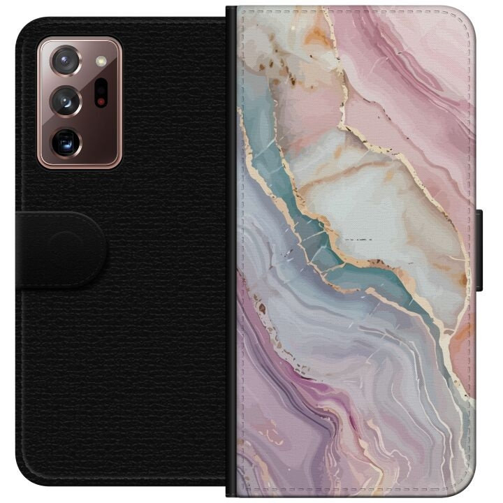 Plånboksfodral till Samsung Galaxy Note20 Ultra med Marmor motiv i gruppen SMARTPHONE & SURFPLATTOR / Mobilskydd / Samsung hos TP E-commerce Nordic AB (A60708)