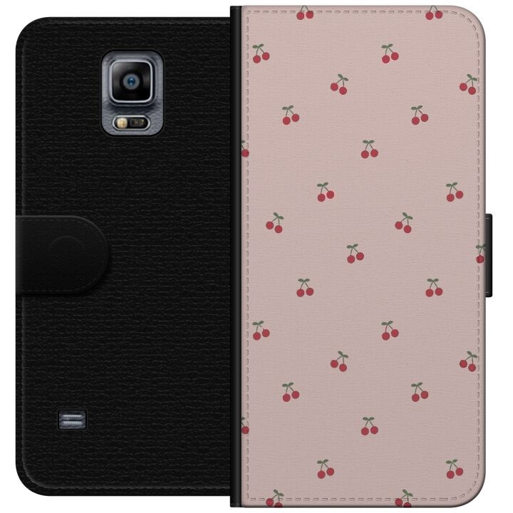 Plånboksfodral till Samsung Galaxy Note 4 med Körsbär motiv i gruppen SMARTPHONE & SURFPLATTOR / Mobilskydd / Samsung hos TP E-commerce Nordic AB (A60747)