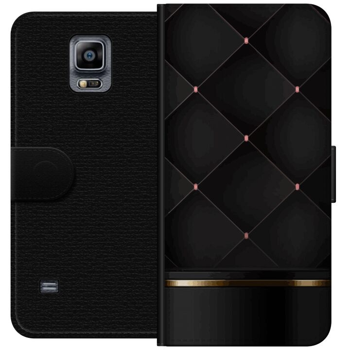 Plånboksfodral till Samsung Galaxy Note 4 med Lyxig linje motiv i gruppen SMARTPHONE & SURFPLATTOR / Mobilskydd / Samsung hos TP E-commerce Nordic AB (A60755)