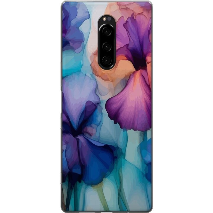 Mobilskal till Sony Xperia 1 med Magiska blommor motiv i gruppen SMARTPHONE & SURFPLATTOR / Mobilskydd / Sony hos TP E-commerce Nordic AB (A60797)