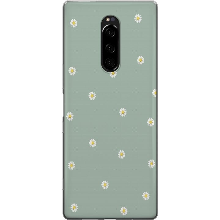 Mobilskal till Sony Xperia 1 med Prästkragar motiv i gruppen SMARTPHONE & SURFPLATTOR / Mobilskydd / Sony hos TP E-commerce Nordic AB (A60798)