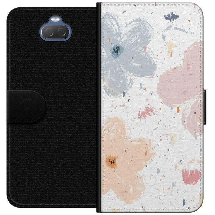 Plånboksfodral till Sony Xperia 10 med Blommor motiv i gruppen SMARTPHONE & SURFPLATTOR / Mobilskydd / Sony hos TP E-commerce Nordic AB (A60833)