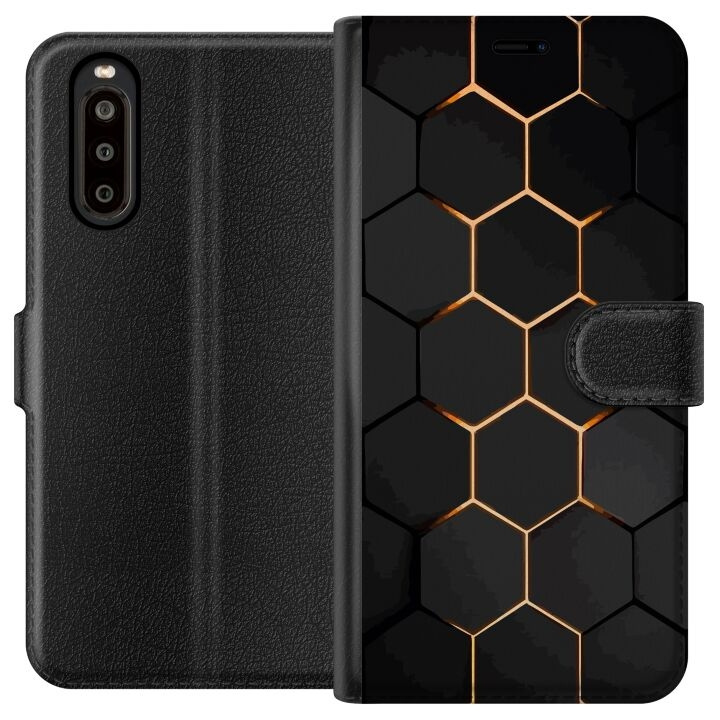 Plånboksfodral till Sony Xperia 10 II med Lyxigt Mönster motiv i gruppen SMARTPHONE & SURFPLATTOR / Mobilskydd / Sony hos TP E-commerce Nordic AB (A60873)