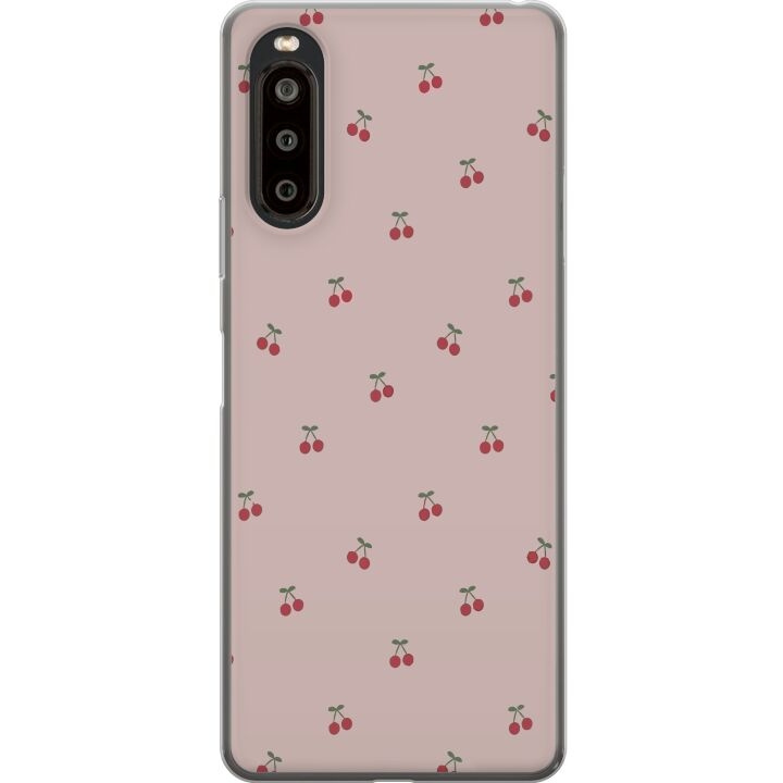 Mobilskal till Sony Xperia 10 II med Körsbär motiv i gruppen SMARTPHONE & SURFPLATTOR / Mobilskydd / Sony hos TP E-commerce Nordic AB (A60882)