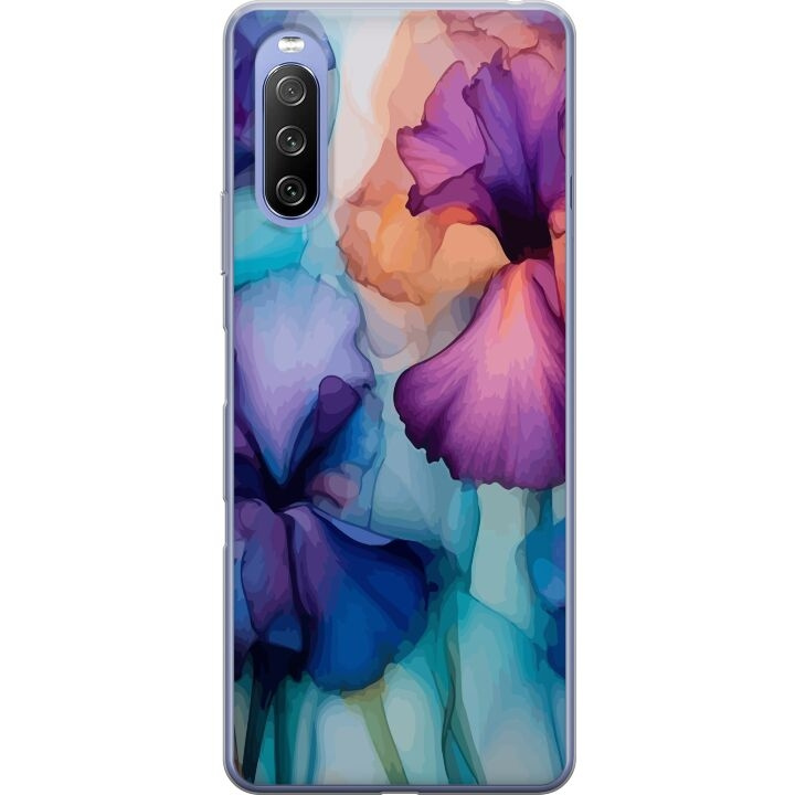 Mobilskal till Sony Xperia 10 III med Magiska blommor motiv i gruppen SMARTPHONE & SURFPLATTOR / Mobilskydd / Sony hos TP E-commerce Nordic AB (A60932)