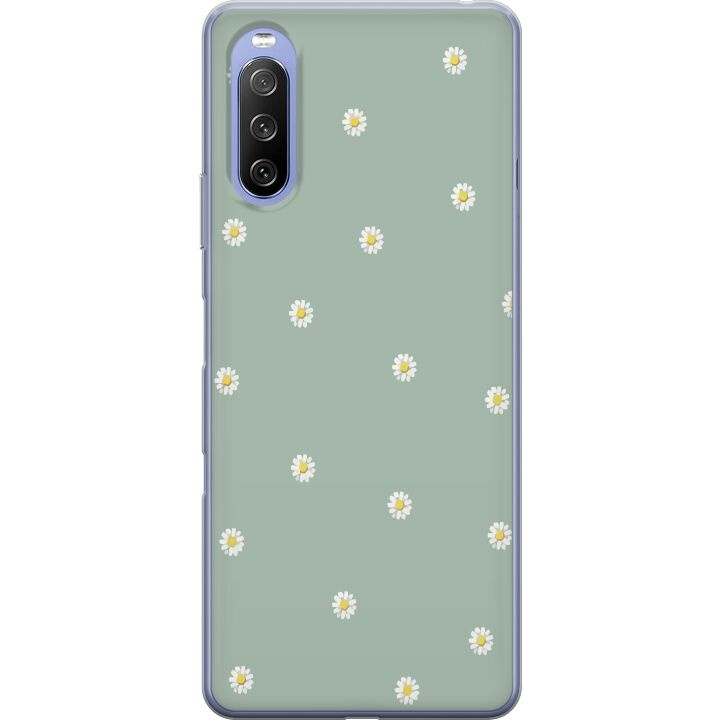 Mobilskal till Sony Xperia 10 III med Prästkragar motiv i gruppen SMARTPHONE & SURFPLATTOR / Mobilskydd / Sony hos TP E-commerce Nordic AB (A60933)