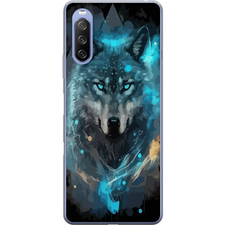 Mobilskal till Sony Xperia 10 III med Varg motiv i gruppen SMARTPHONE & SURFPLATTOR / Mobilskydd / Sony hos TP E-commerce Nordic AB (A60934)