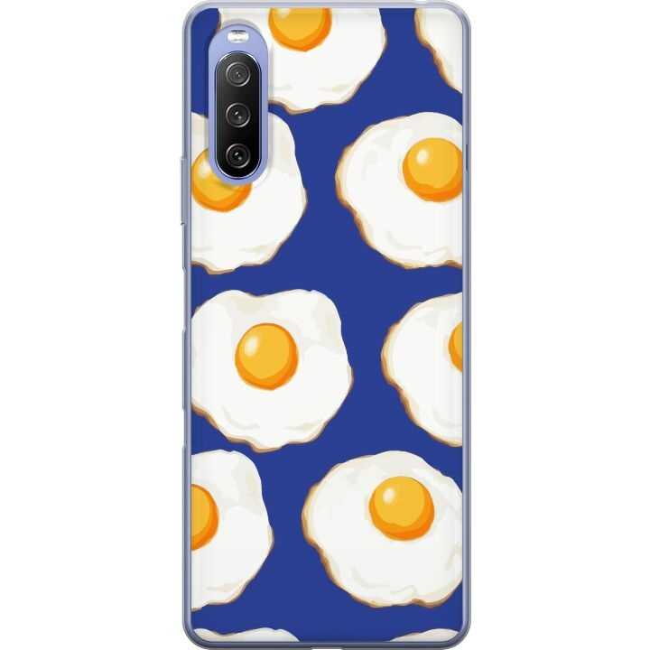Mobilskal till Sony Xperia 10 III med Stekta ägg motiv i gruppen SMARTPHONE & SURFPLATTOR / Mobilskydd / Sony hos TP E-commerce Nordic AB (A60935)
