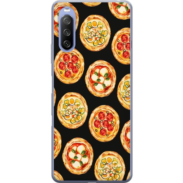 Mobilskal till Sony Xperia 10 III med Pizza motiv i gruppen SMARTPHONE & SURFPLATTOR / Mobilskydd / Sony hos TP E-commerce Nordic AB (A60942)