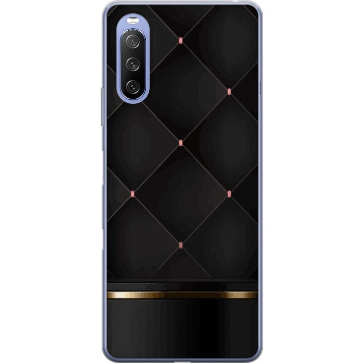 Mobilskal till Sony Xperia 10 III med Lyxig linje motiv i gruppen SMARTPHONE & SURFPLATTOR / Mobilskydd / Sony hos TP E-commerce Nordic AB (A60944)