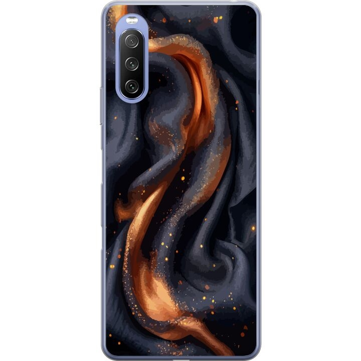 Mobilskal till Sony Xperia 10 III Lite med Eldigt silke motiv i gruppen SMARTPHONE & SURFPLATTOR / Mobilskydd / Sony hos TP E-commerce Nordic AB (A60957)