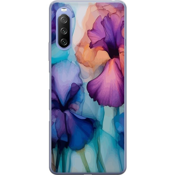 Mobilskal till Sony Xperia 10 III Lite med Magiska blommor motiv i gruppen SMARTPHONE & SURFPLATTOR / Mobilskydd / Sony hos TP E-commerce Nordic AB (A60959)