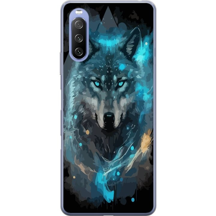Mobilskal till Sony Xperia 10 III Lite med Varg motiv i gruppen SMARTPHONE & SURFPLATTOR / Mobilskydd / Sony hos TP E-commerce Nordic AB (A60961)