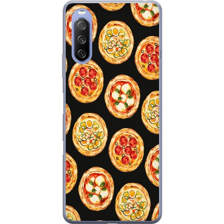 Mobilskal till Sony Xperia 10 III Lite med Pizza motiv i gruppen SMARTPHONE & SURFPLATTOR / Mobilskydd / Sony hos TP E-commerce Nordic AB (A60969)