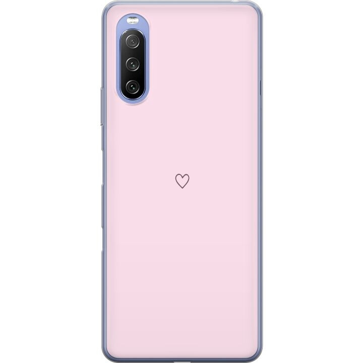 Mobilskal till Sony Xperia 10 III Lite med Hjärta motiv i gruppen SMARTPHONE & SURFPLATTOR / Mobilskydd / Sony hos TP E-commerce Nordic AB (A60975)