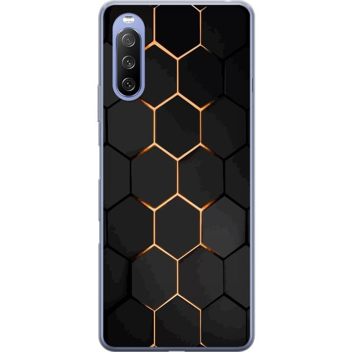 Mobilskal till Sony Xperia 10 III Lite med Lyxigt Mönster motiv i gruppen SMARTPHONE & SURFPLATTOR / Mobilskydd / Sony hos TP E-commerce Nordic AB (A60981)