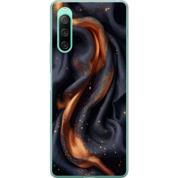 Mobilskal till Sony Xperia 10 IV med Eldigt silke motiv i gruppen SMARTPHONE & SURFPLATTOR / Mobilskydd / Sony hos TP E-commerce Nordic AB (A61011)