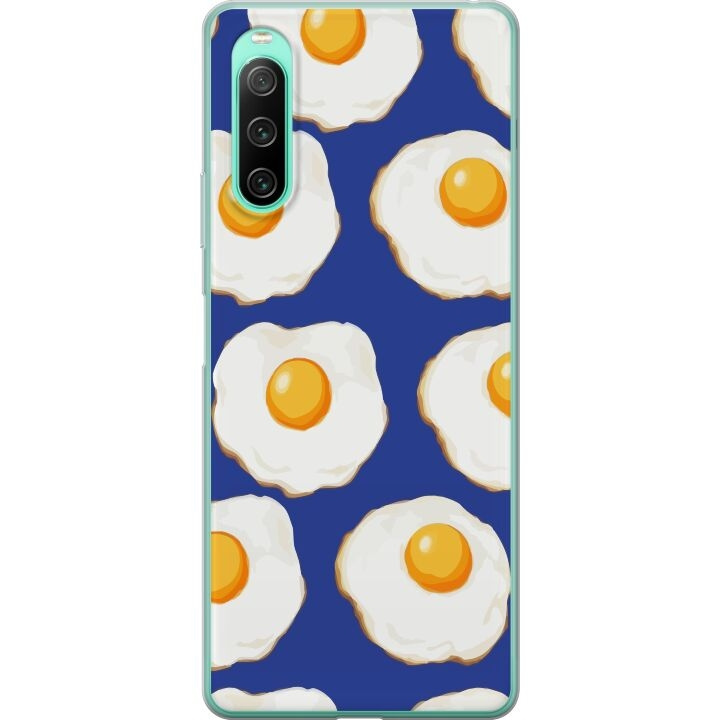 Mobilskal till Sony Xperia 10 IV med Stekta ägg motiv i gruppen SMARTPHONE & SURFPLATTOR / Mobilskydd / Sony hos TP E-commerce Nordic AB (A61016)