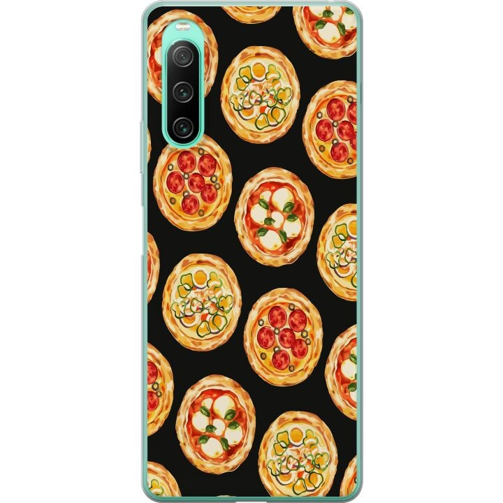 Mobilskal till Sony Xperia 10 IV med Pizza motiv i gruppen SMARTPHONE & SURFPLATTOR / Mobilskydd / Sony hos TP E-commerce Nordic AB (A61023)