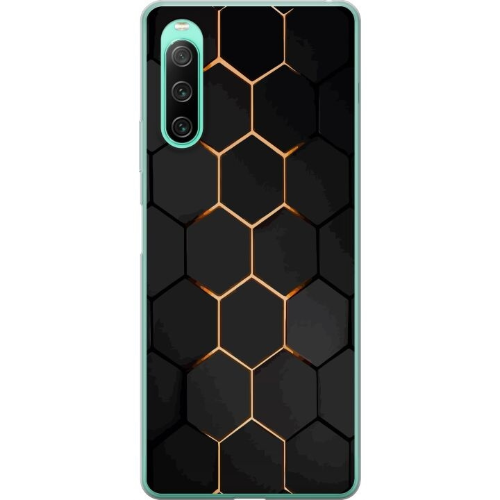 Mobilskal till Sony Xperia 10 IV med Lyxigt Mönster motiv i gruppen SMARTPHONE & SURFPLATTOR / Mobilskydd / Sony hos TP E-commerce Nordic AB (A61035)