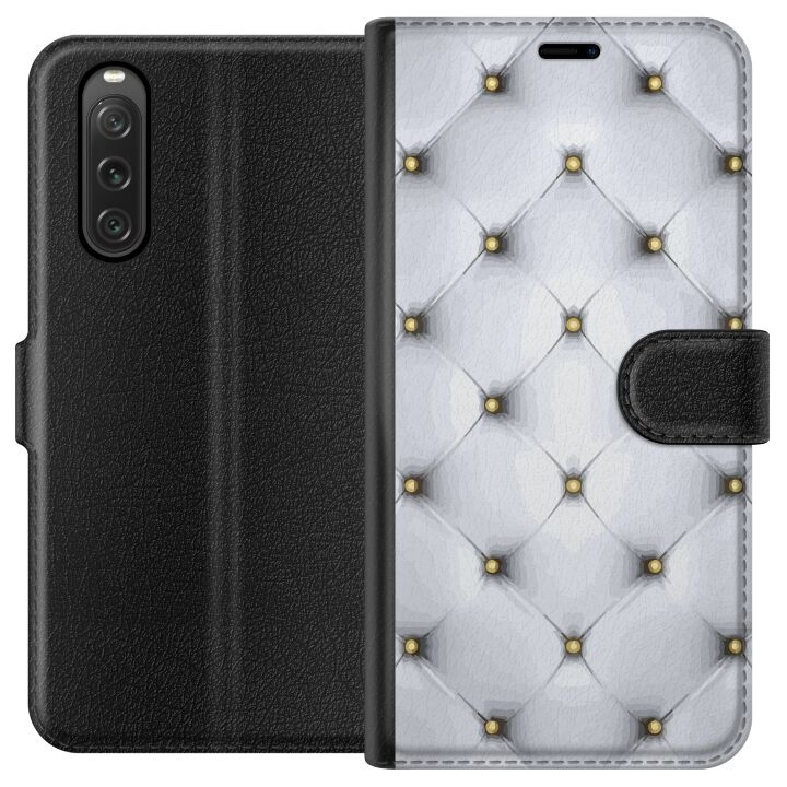 Plånboksfodral till Sony Xperia 10 V med Lyxigt motiv i gruppen SMARTPHONE & SURFPLATTOR / Mobilskydd / Sony hos TP E-commerce Nordic AB (A61051)