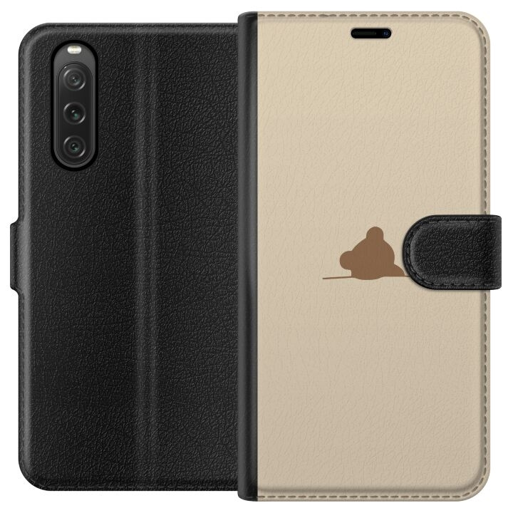Plånboksfodral till Sony Xperia 10 V med Nalle motiv i gruppen SMARTPHONE & SURFPLATTOR / Mobilskydd / Sony hos TP E-commerce Nordic AB (A61057)