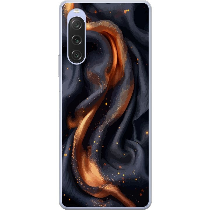 Mobilskal till Sony Xperia 10 V med Eldigt silke motiv i gruppen SMARTPHONE & SURFPLATTOR / Mobilskydd / Sony hos TP E-commerce Nordic AB (A61065)