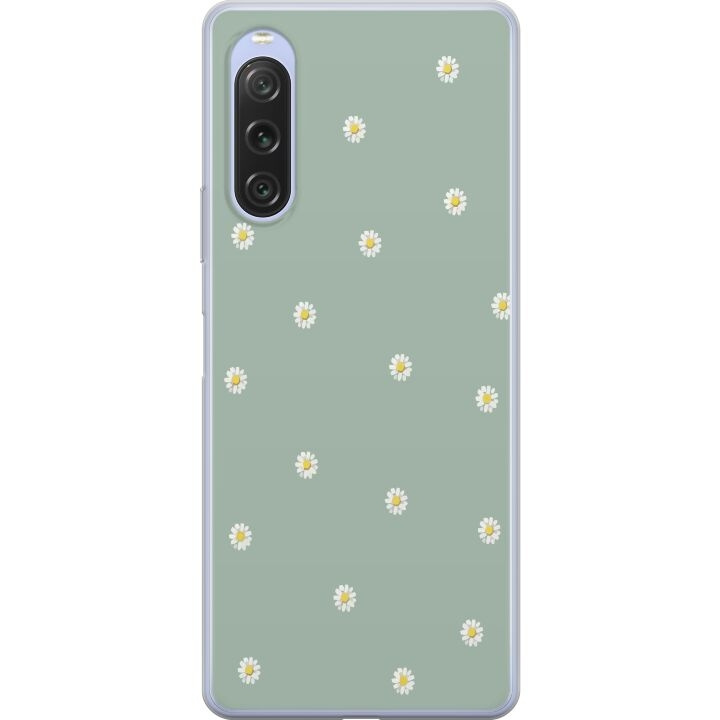 Mobilskal till Sony Xperia 10 V med Prästkragar motiv i gruppen SMARTPHONE & SURFPLATTOR / Mobilskydd / Sony hos TP E-commerce Nordic AB (A61068)